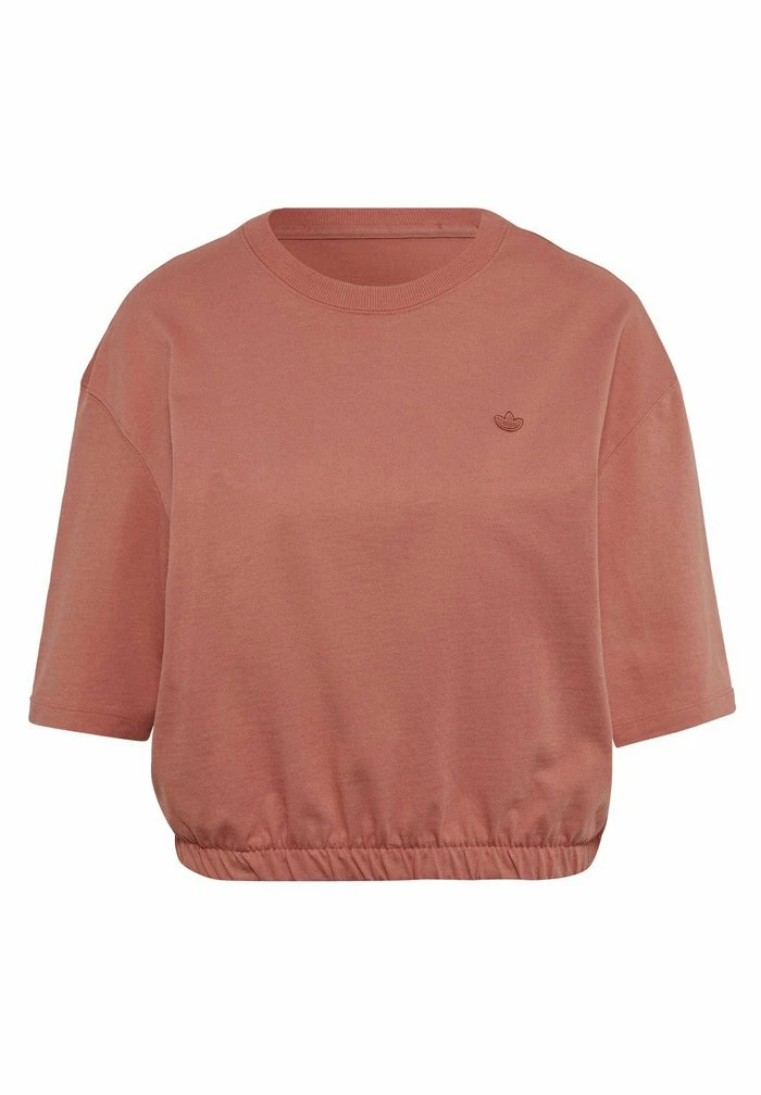 Adidas Originals CONTEMPO - Basic T-shirt - Brown 7 Adidas Originals CONTEMPO - Basic T-shirt - Brown - Image 7