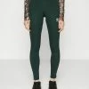 Adidas Originals TIGHTS - Leggings - Trousers - Mineral Green