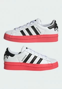 Adidas Originals SUPERSTAR - Trainers - White/black/red -Adidas Originals Shop 715a3eeb92ec4f10b8c7aa80b37449eb