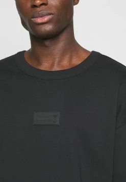 Adidas Originals SILICON CREW UNISEX - Sweatshirt - Black -Adidas Originals Shop 731f2de7bd694fdbabc42c1b4a2c9de0