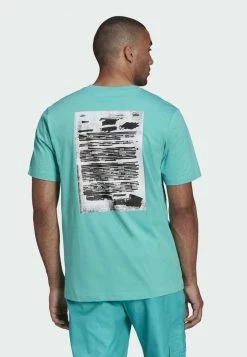 Adidas Originals R Y V GRAPHIC - Print T-shirt - Turquoise