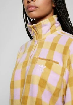 Adidas Originals HALF ZIP - Fleece Jumper - Clear Lilac/golden Beige -Adidas Originals Shop 744bd691fa7e4895a26467041a094096