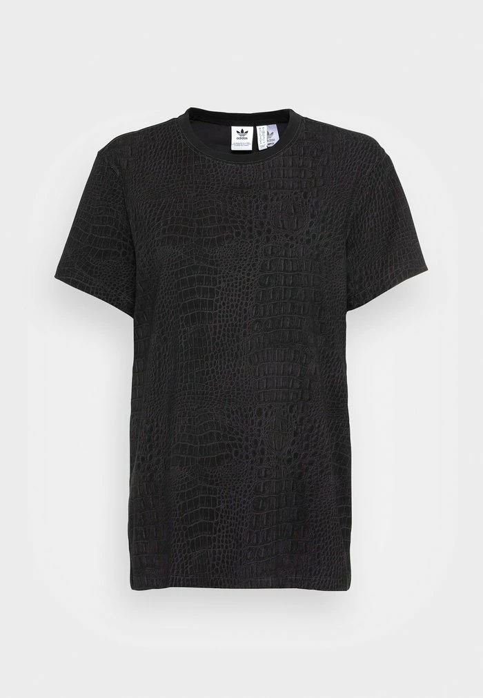 Adidas Originals TEE - Print T-shirt - Black/carbon 8 Adidas Originals TEE - Print T-shirt - Black/carbon - Image 8