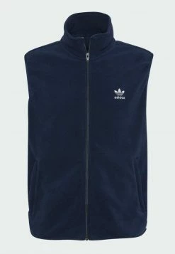 Adidas Originals 3-STRI FL - Waistcoat - Blue -Adidas Originals Shop 7542000767d64e30a6d09b713aeb0a50