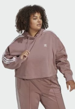 Adidas Originals ADICOLOR CLASSICS PLUS SIZE - Hoodie - Pink -Adidas Originals Shop 765fdc31c45b47cdba0ab96e468f79dc