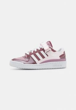 Adidas Originals FORUM LOW UNISEX - Trainers - Quiet Crimson/footwear White/almost Pink