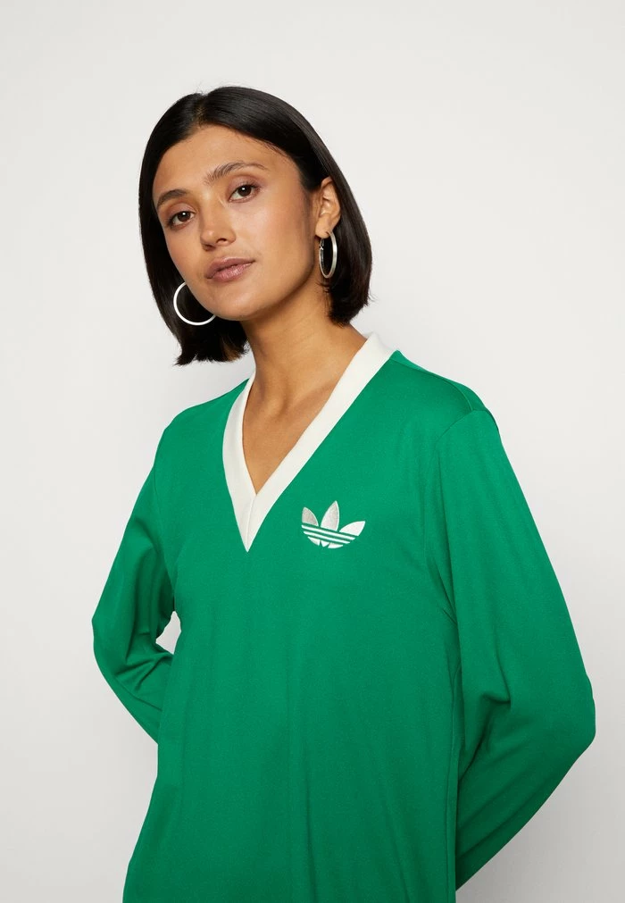 Adidas Originals CALI TEE DRESS 70S PACK - Jersey Dress - Green 4 Adidas Originals CALI TEE DRESS 70S PACK - Jersey Dress - Green - Image 4