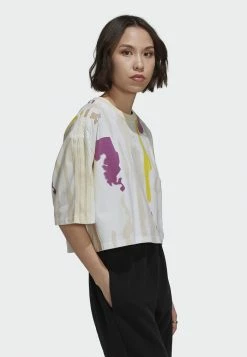 Adidas Originals THEBE MAGUGU CROPPED TEE - Print T-shirt - Multicolour -Adidas Originals Shop 79a701db26c64ceea37deeac45225761