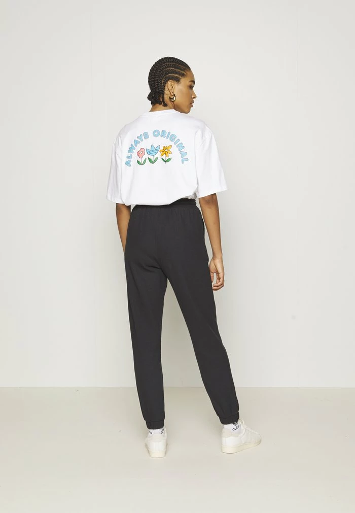 Adidas Originals CUFFED RIB PANT - Tracksuit Bottoms - Black 6 Adidas Originals CUFFED RIB PANT - Tracksuit Bottoms - Black - Image 6