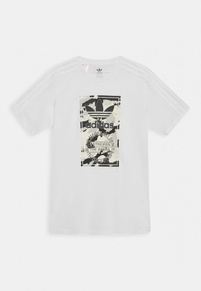 Adidas Originals TEE UNISEX - Print T-shirt - White 1 Adidas Originals TEE UNISEX - Print T-shirt - White