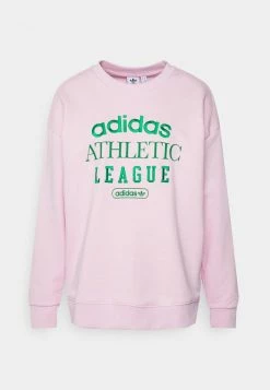 Adidas Originals RETRO LUXURY CREW - Sweatshirt - Clear Pink -Adidas Originals Shop 7a0ceb19ba534715b65730aa2129f66d