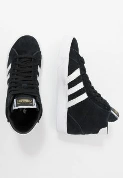 Adidas Originals BASKET PROFI UNISEX - High-top Trainers - Core Black/footwear White/gold Metallic -Adidas Originals Shop 7a6855f7cc634bada51f3e399265a3f5