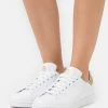 Adidas Originals STAN SMITH - Trainers - Footwear White/gold Metallic