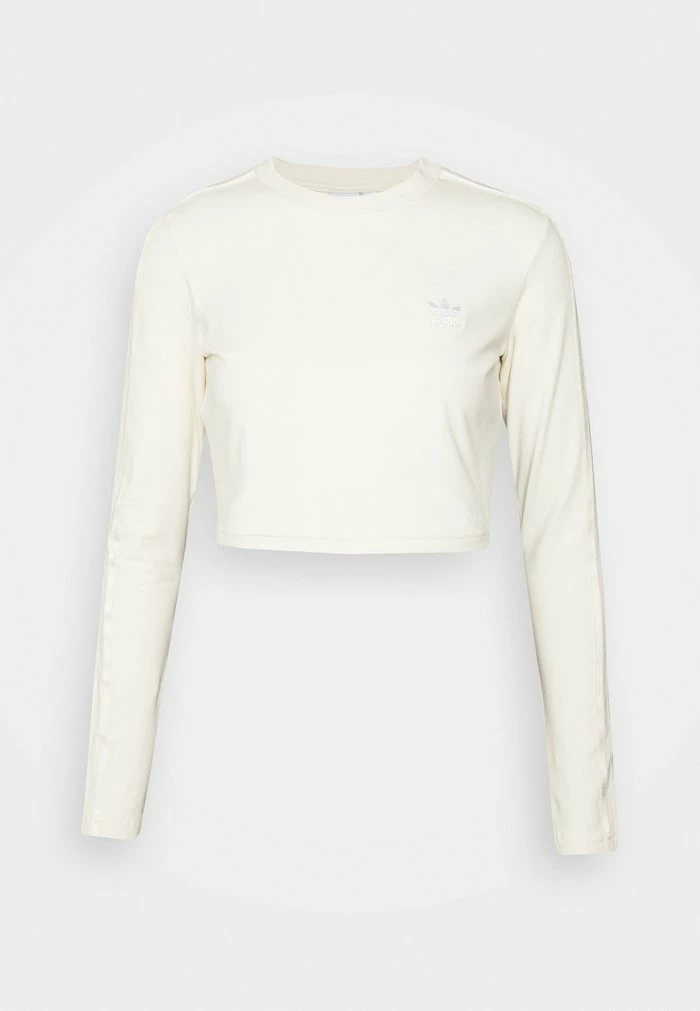 Adidas Originals CROP TEE - Long Sleeved Top - White 4 Adidas Originals CROP TEE - Long Sleeved Top - White - Image 4