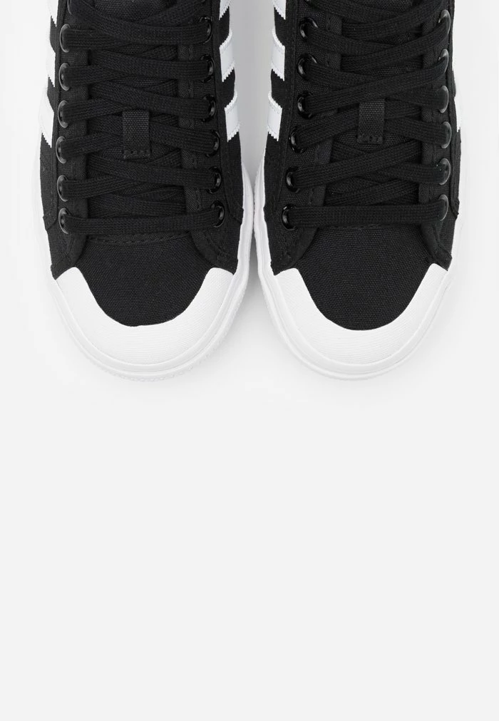 Adidas Originals NIZZA - Trainers - Core Black/footwear White 8 Adidas Originals NIZZA - Trainers - Core Black/footwear White - Image 8