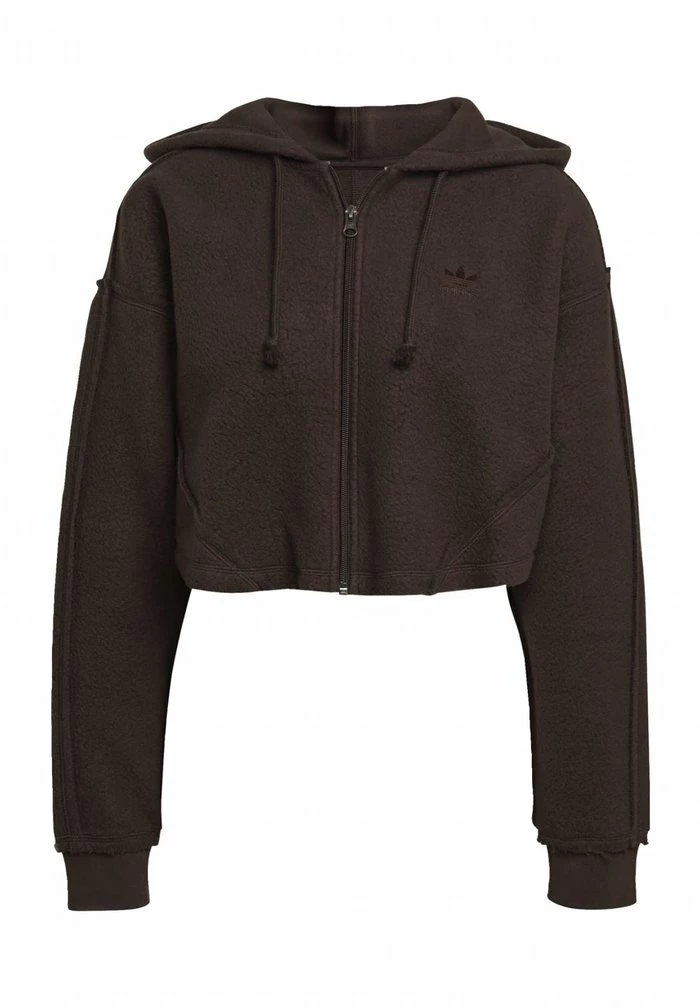 Adidas Originals FULL ZIP - Zip-up Sweatshirt - Dark Brown 7 Adidas Originals FULL ZIP - Zip-up Sweatshirt - Dark Brown - Image 7