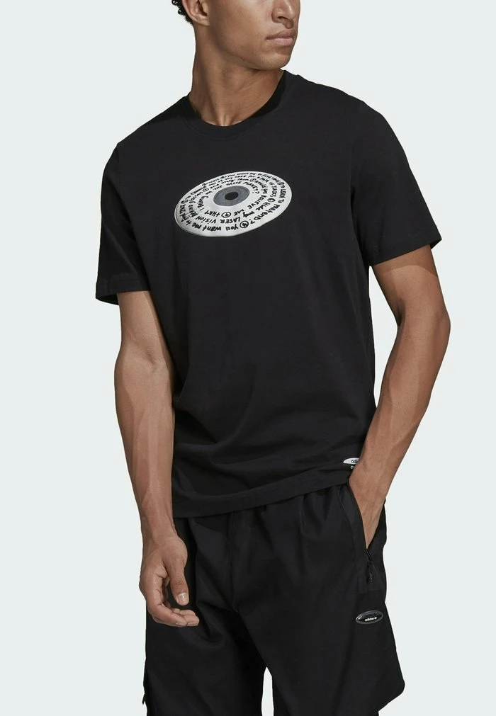 Adidas Originals Print T-shirt - Black 4 Adidas Originals Print T-shirt - Black - Image 4
