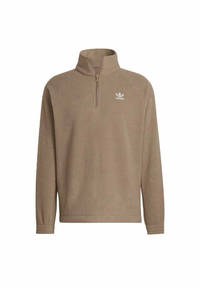 Adidas Originals Fleece Jumper - Brown 6 Adidas Originals Fleece Jumper - Brown - Image 6