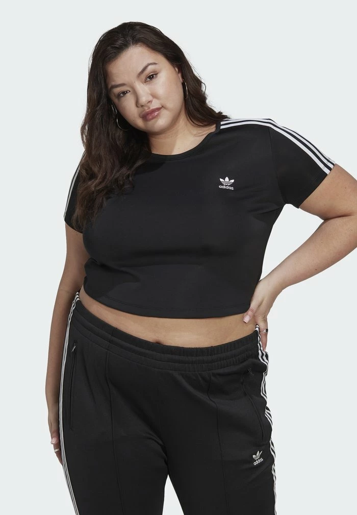 Adidas Originals CROPPED - Basic T-shirt - Black 1 Adidas Originals CROPPED - Basic T-shirt - Black