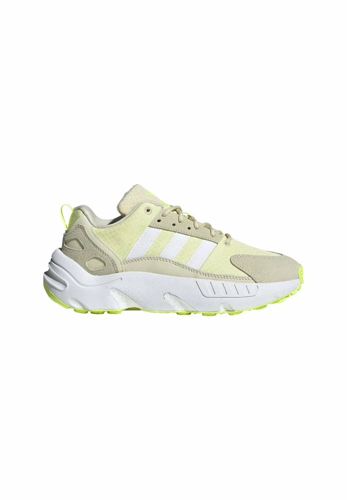 Adidas Originals ZX BOOST - Trainers - Yellow 2 Adidas Originals ZX BOOST - Trainers - Yellow - Image 2