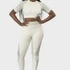 Adidas Originals IVY PARK SEAMLESS HIGH-WAIST TIGHTS - Leggings - Trousers - White