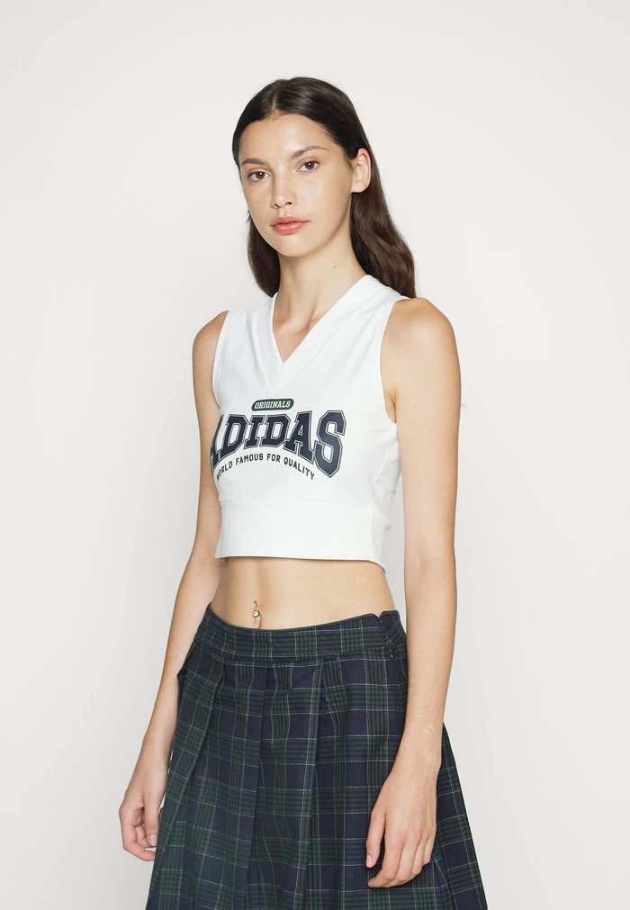 Adidas Originals Top - White 3 Adidas Originals Top - White - Image 3