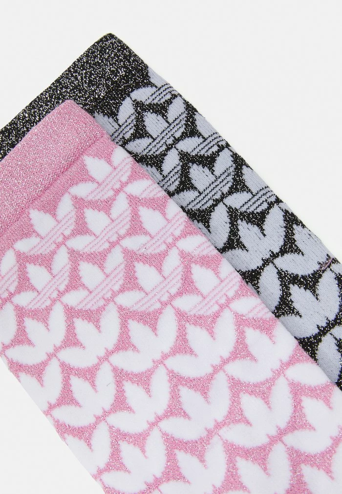 Adidas Originals MON FULL UNISEX - Socks - Bliss Pink/black 2 Adidas Originals MON FULL UNISEX - Socks - Bliss Pink/black - Image 2