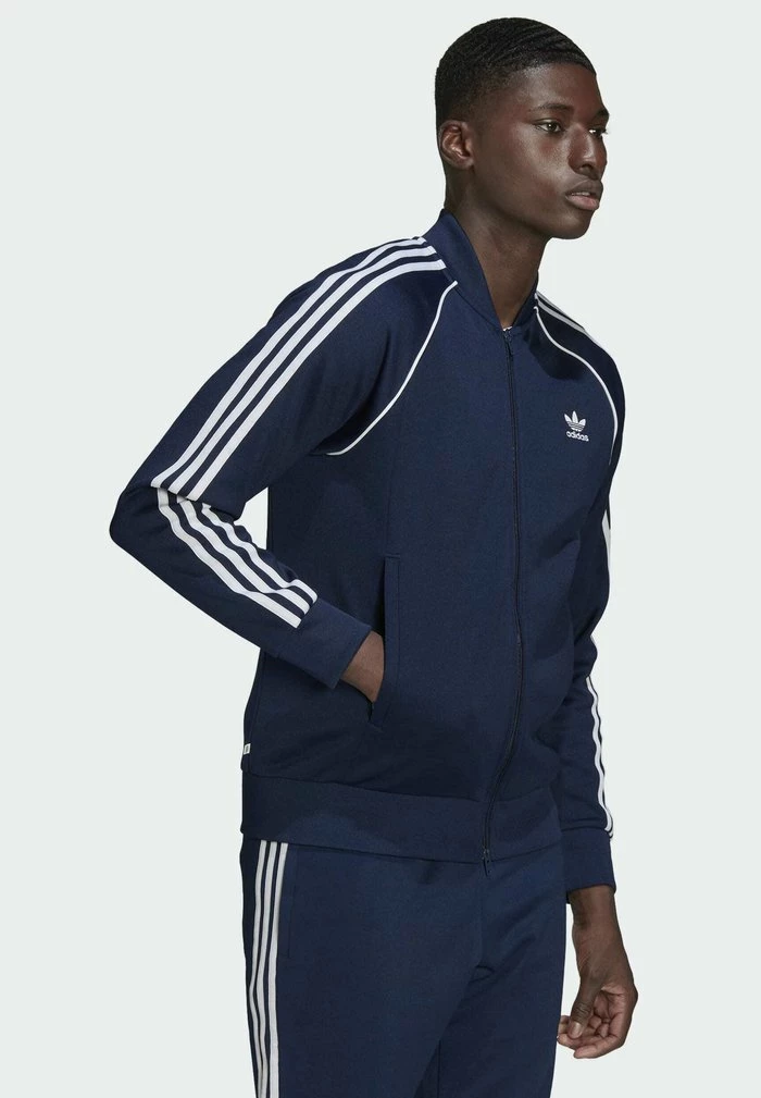 Adidas Originals Zip-up Sweatshirt - Blue 6 Adidas Originals Zip-up Sweatshirt - Blue - Image 6