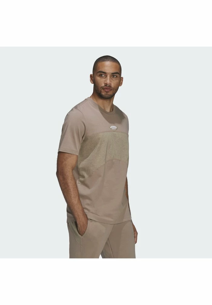 Adidas Originals Basic T-shirt - Brown 4 Adidas Originals Basic T-shirt - Brown - Image 4