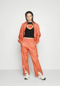 Adidas Originals TRACKTOP - Faux Leather Jacket - Magic Earth Met -Adidas Originals Shop 821f440a1da4423eab16a1ec02ab5428