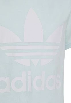 Adidas Originals TREFOIL TEE UNISEX - Print T-shirt - Almost Blue/white 9 Adidas Originals TREFOIL TEE UNISEX - Print T-shirt - Almost Blue/white -Adidas Originals Shop 82457f4ae94d44d7814cf36dedb4b5f1