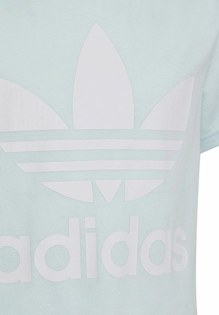 Adidas Originals TREFOIL TEE UNISEX - Print T-shirt - Almost Blue/white 5 Adidas Originals TREFOIL TEE UNISEX - Print T-shirt - Almost Blue/white - Image 5