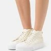 Adidas Originals NIZZA PLATFORM MID - High-top Trainers - Cream White/footwear White