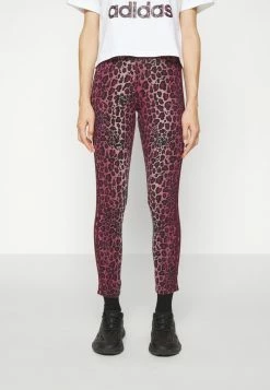 Adidas Originals LEOPARD LEGGINGS - Leggings - Trousers - Maroon/multicolor -Adidas Originals Shop 82bcbeab0f2746bd8c7890d91f5d14ac