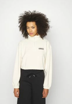 Adidas Originals CROPPED - Fleece Jumper - White