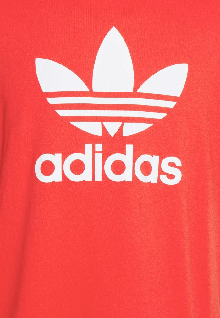 Adidas Originals TREFOIL UNISEX - Print T-shirt - Vivid Red/white 3 Adidas Originals TREFOIL UNISEX - Print T-shirt - Vivid Red/white - Image 3