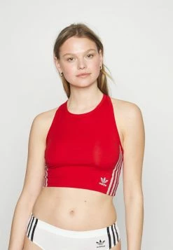 Adidas Originals BRALETTE HIGH NECK BRAMI - Bustier - Vivid Red