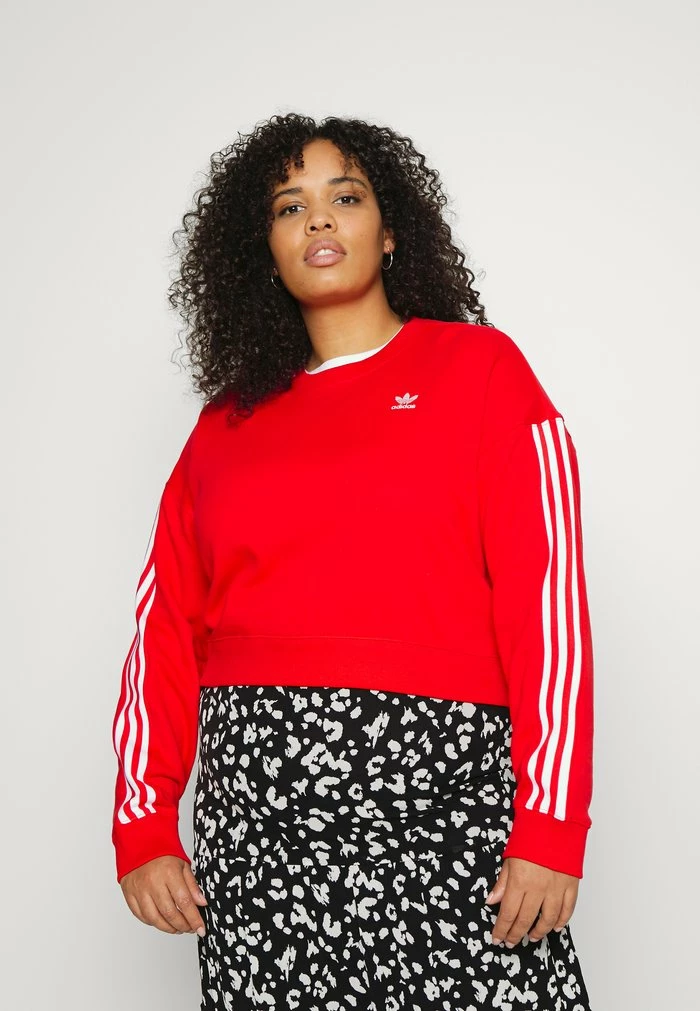 Adidas Originals ADICOLOR CLASSICS - Sweatshirt - Vivid Red 4 Adidas Originals ADICOLOR CLASSICS - Sweatshirt - Vivid Red - Image 4