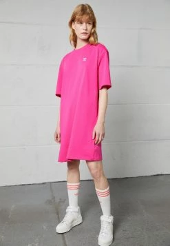 Adidas Originals TEE DRESS - Jersey Dress - Real Magenta