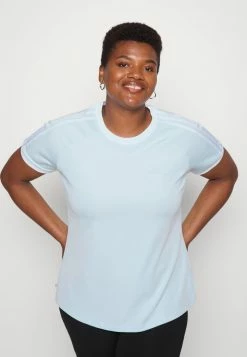 Adidas Originals SLIM TEE - Print T-shirt - Almost Blue 10 Adidas Originals SLIM TEE - Print T-shirt - Almost Blue -Adidas Originals Shop 85c6697b81c246ca8c1893386aec964f