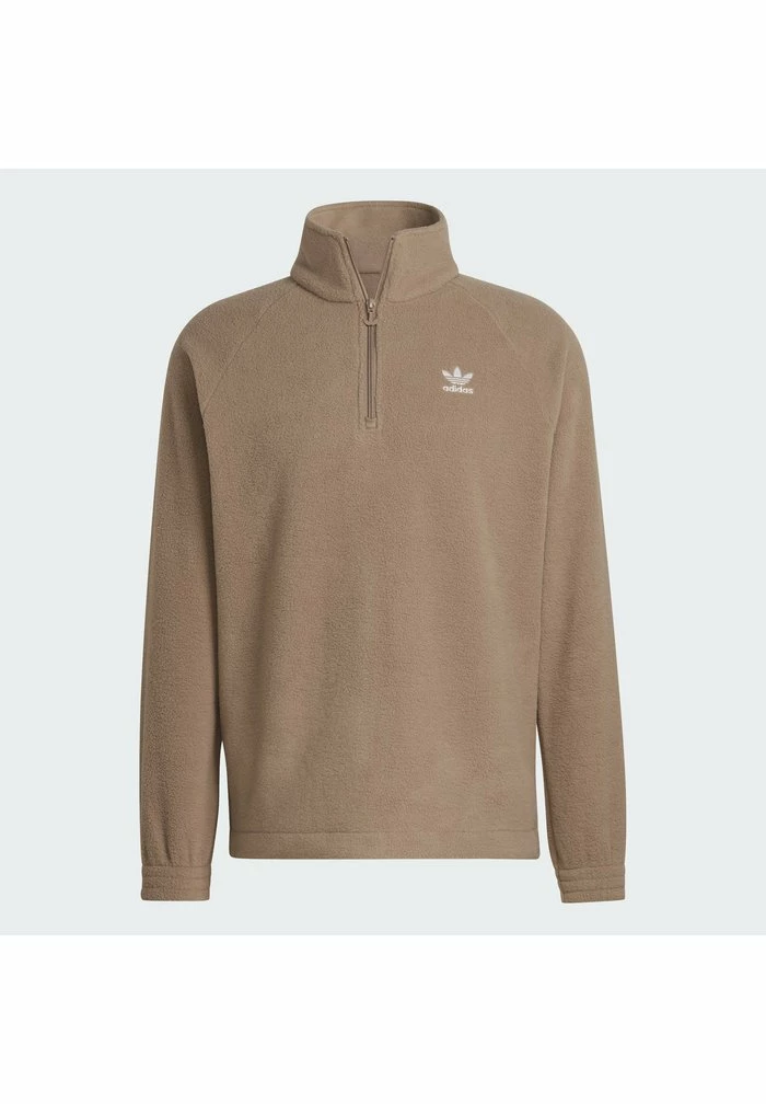 Adidas Originals Fleece Jumper - Brown 7 Adidas Originals Fleece Jumper - Brown - Image 7