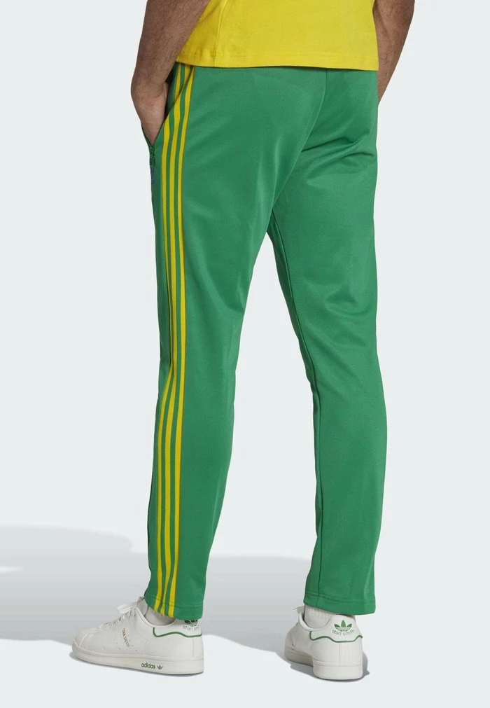 Adidas Originals FB NATIONS TP - Tracksuit Bottoms - Team Green Team Yellow 2 Adidas Originals FB NATIONS TP - Tracksuit Bottoms - Team Green Team Yellow - Image 2