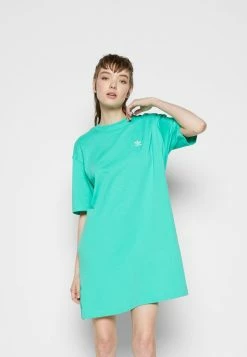 Adidas Originals TEE DRESS - Jersey Dress - Hi-res Green -Adidas Originals Shop 86f08e46dba04f9f9ed7a4ac9fc4d856