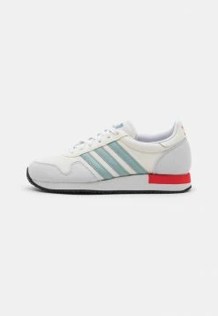 Adidas Originals USA 84 UNISEX - Trainers - Chalk White/vivid Red