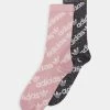 Adidas Originals CREW 2 PACK UNISEX - Socks - Pink