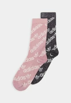 Adidas Originals CREW 2 PACK UNISEX - Socks - Pink