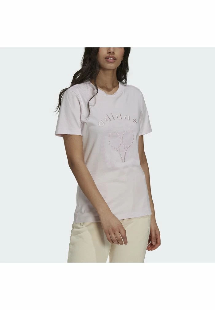 Adidas Originals TENNIS LUXE GRAPHIC ORIGINALS - Print T-shirt - Pearl Amethyst 2 Adidas Originals TENNIS LUXE GRAPHIC ORIGINALS - Print T-shirt - Pearl Amethyst - Image 2