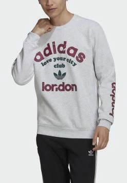 Adidas Originals Long Sleeved Top - Grey -Adidas Originals Shop 88c96cd70a764efd9b7fe559337e03b4