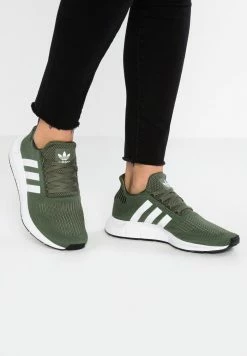 Adidas Originals SWIFT RUN - Trainers - Base Green/footwear White/core Black