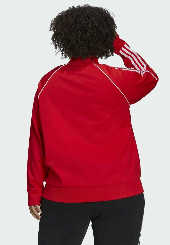 Adidas Originals Zip-up Sweatshirt - Red 2 Adidas Originals Zip-up Sweatshirt - Red - Image 2